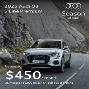 2025 Audi Q3 front facing special